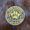 3" FTA Camo & Gold Decal
